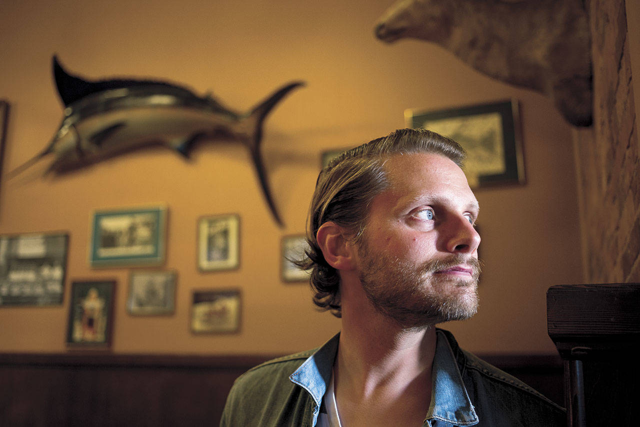 Richard Porter, 33, says he’s been a compulsive writer since he was a teenager growing up in Monroe. (Andy Bronson / The Herald)