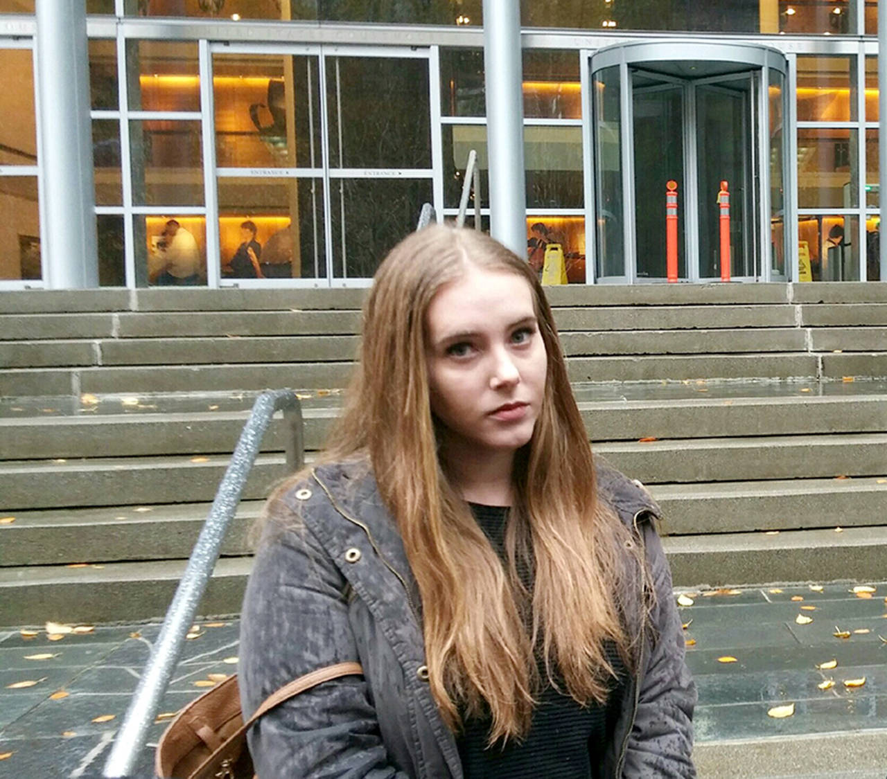 Amelia Powell, who has worked as a bikini barista, is seen here in November 2017 in Seattle. (Rikki King / Herald File)
