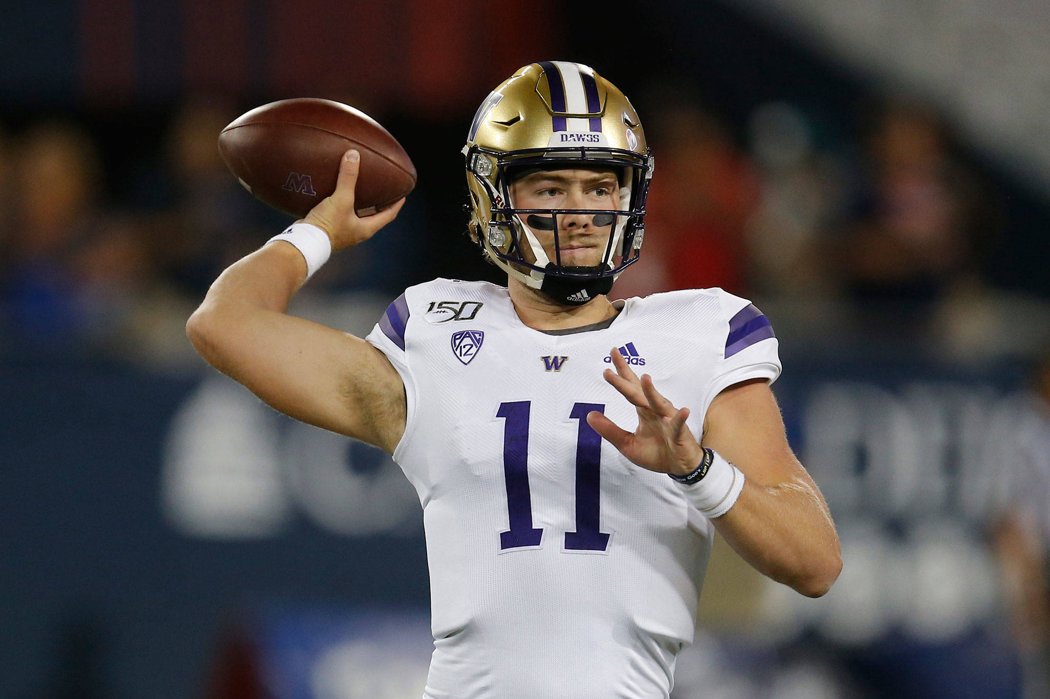 Sophomore-to-be Jacob Sirmon is the early favorite to be Washington’s starting quarterback next season. (AP Photo/Rick Scuteri)