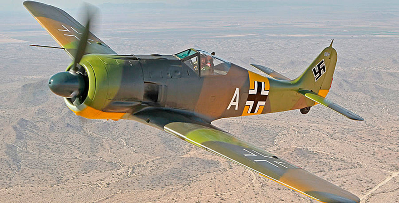 The Flying Heritage & Combat Armor Museum is hosting a tour and 30-minute talk about the Focke-Wulf 190 A-5 on Jan. 11 in Everett. The German fighter plane from World War II was one of the most feared in the war and the most advanced of its time. (Flying Heritage & Combat Armor Museum)