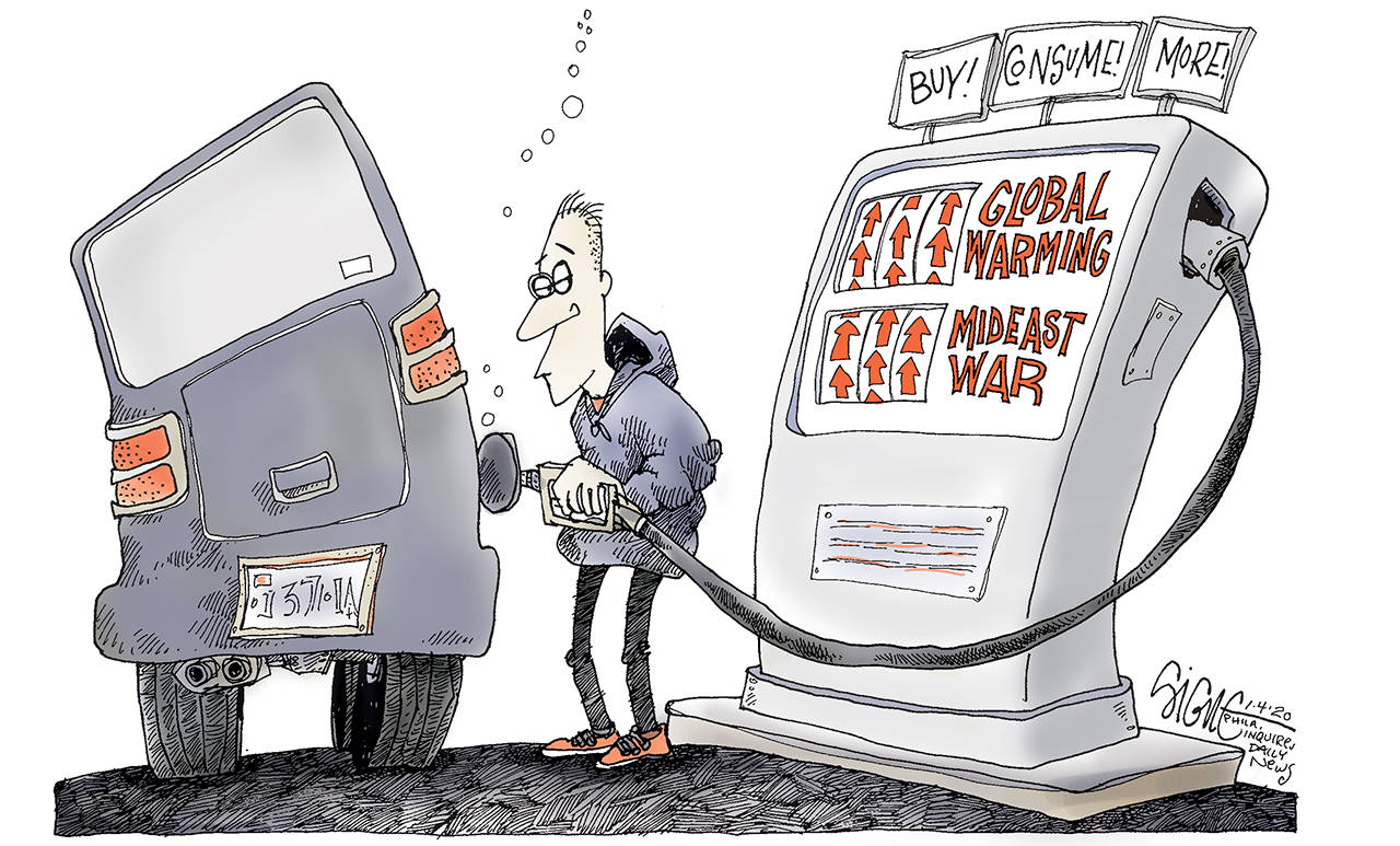 Editorial cartoons for Monday, Jan. 6