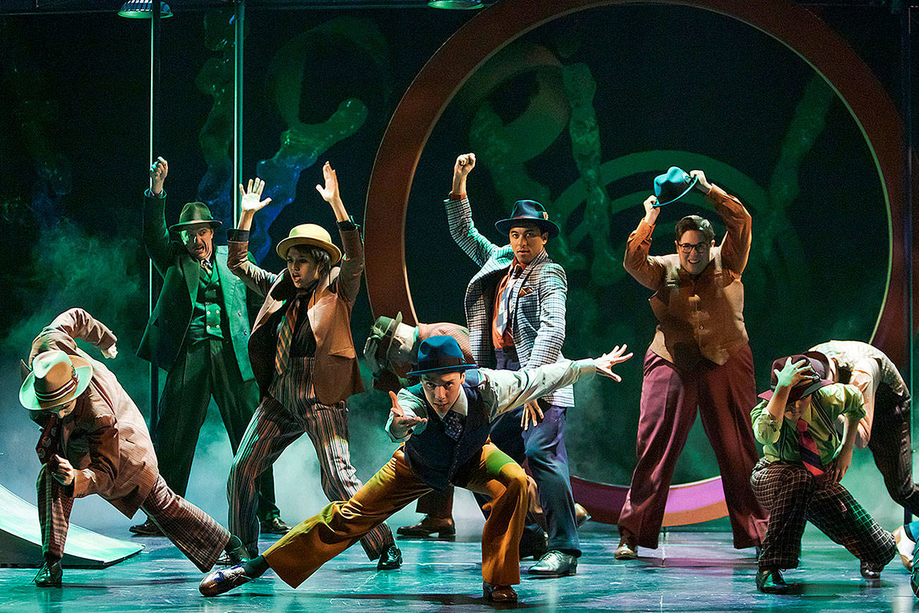 Village Theatre’s production of the musical “Guys & Dolls” shows through Feb. 2 at the Everett Performing Arts Center. (Tracy Martin / Village Theatre)