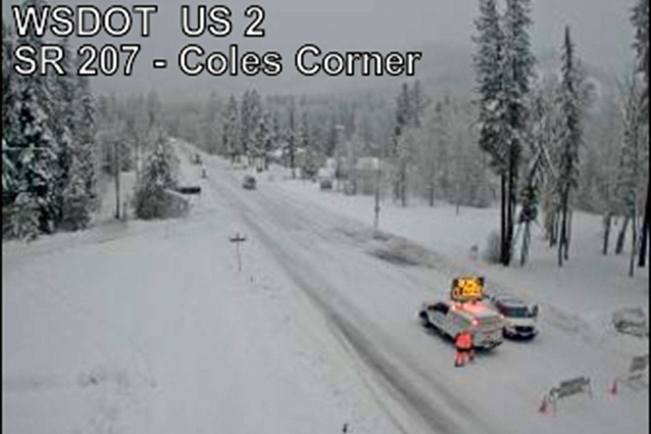 U.S. 2 closed in both directions east of Stevens Pass