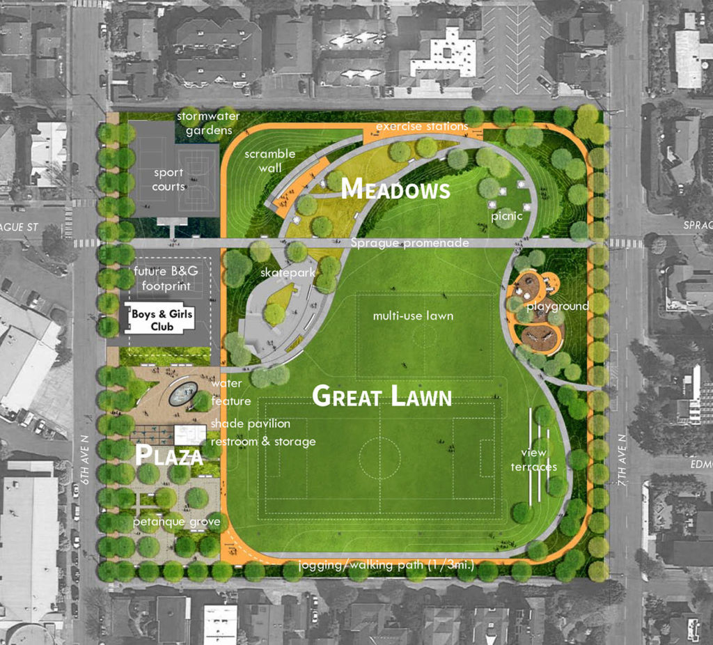 Civic Park, a $13.1 million downtown project, is set to break ground in May.
