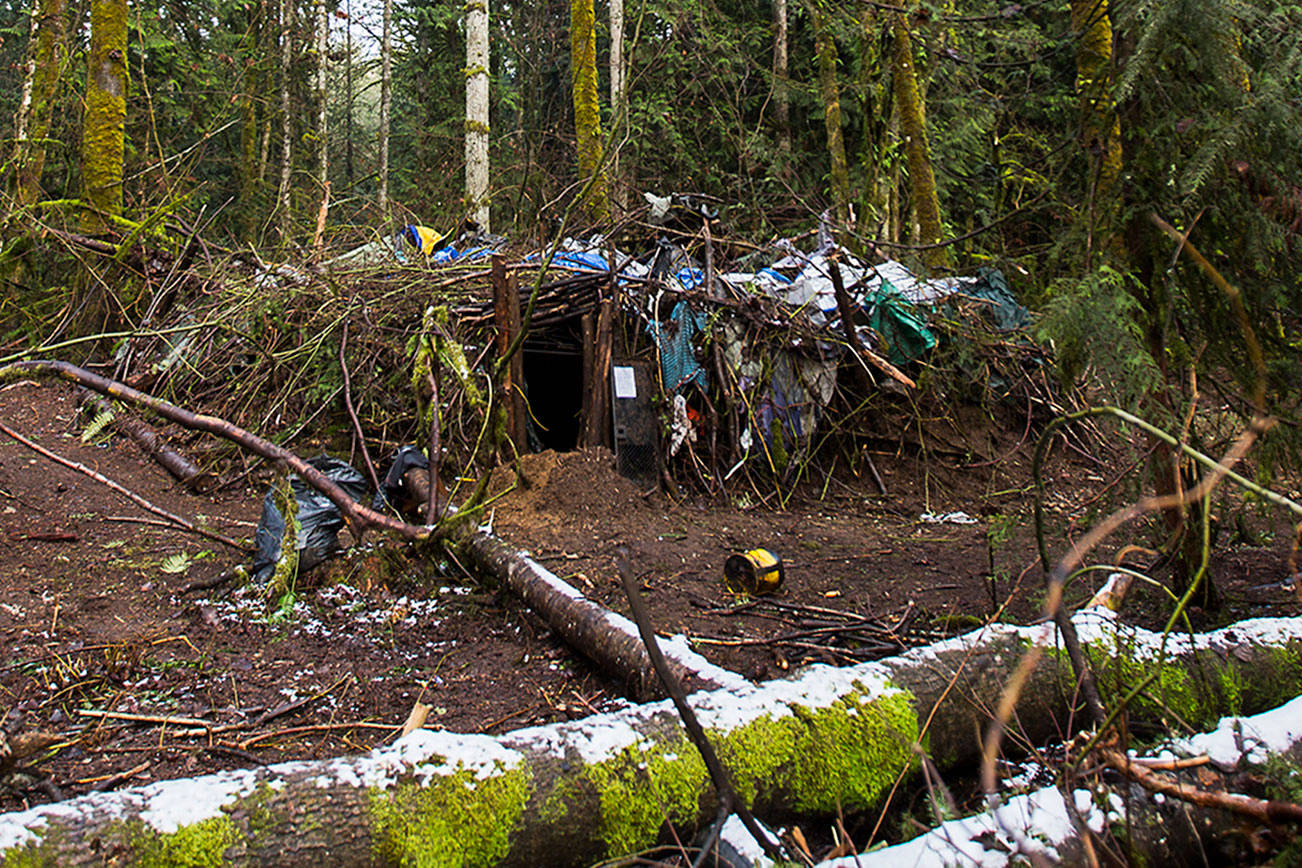 Monroe police arrest woman in ‘sophisticated’ shelter in woods