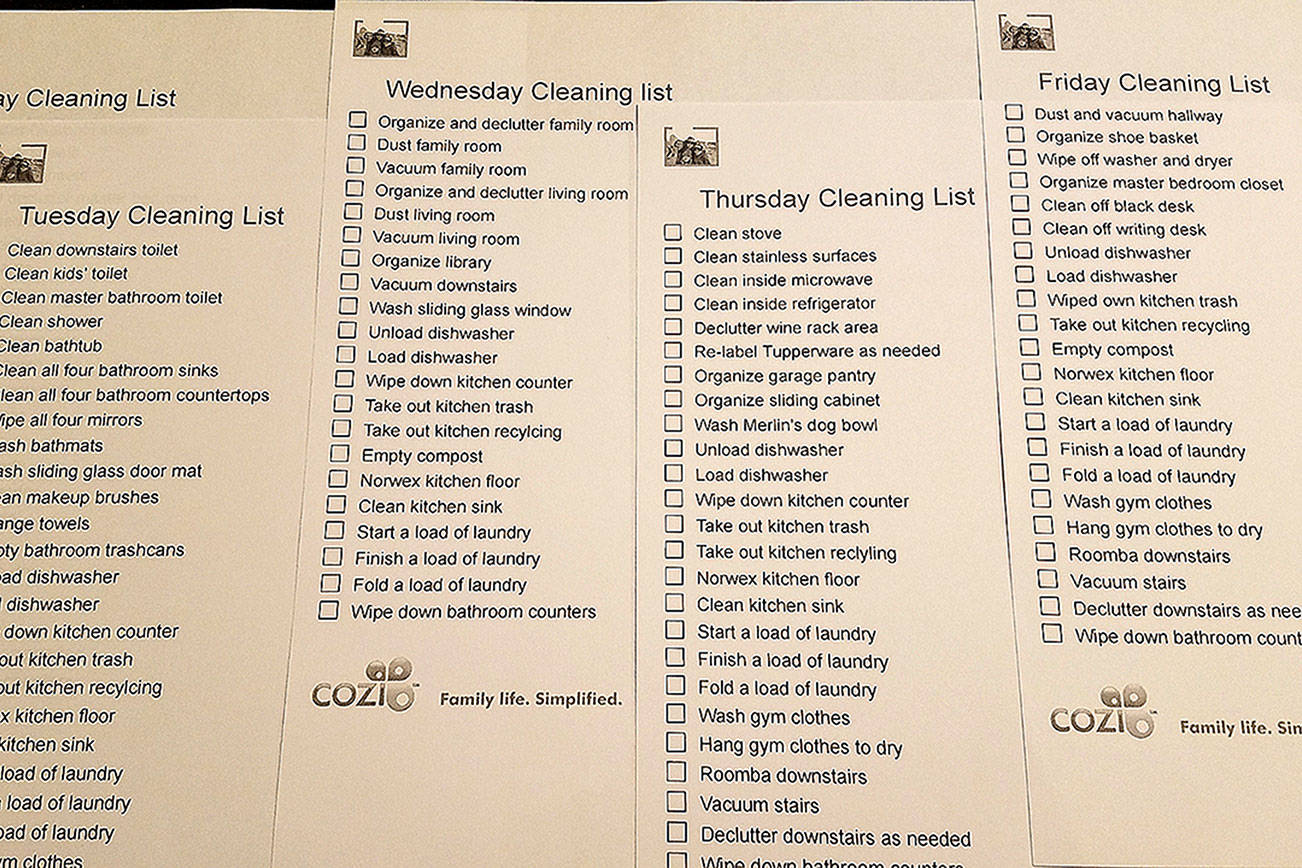 How to organize your housekeeping schedule with to-do lists