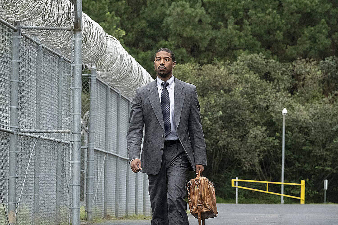 Michael B. Jordan portrays real life lawyer Bryan Stevenson in his new film “Just Mercy”. (Endeavor Content)