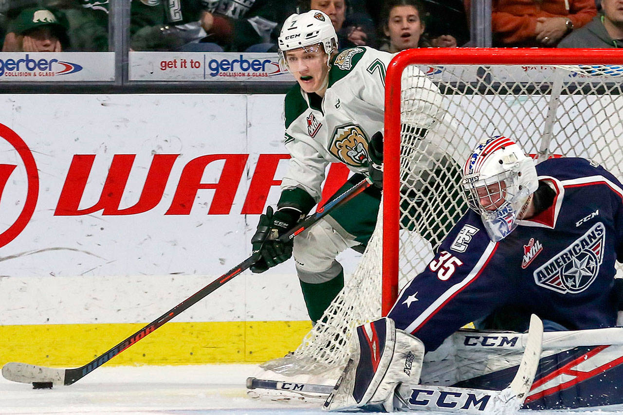 Silvertips fan favorite and locker-room favorite Martin Fasko-Rudas was dealt away just hours before the WHL trade deadline. (Kevin Clark / The Herald)