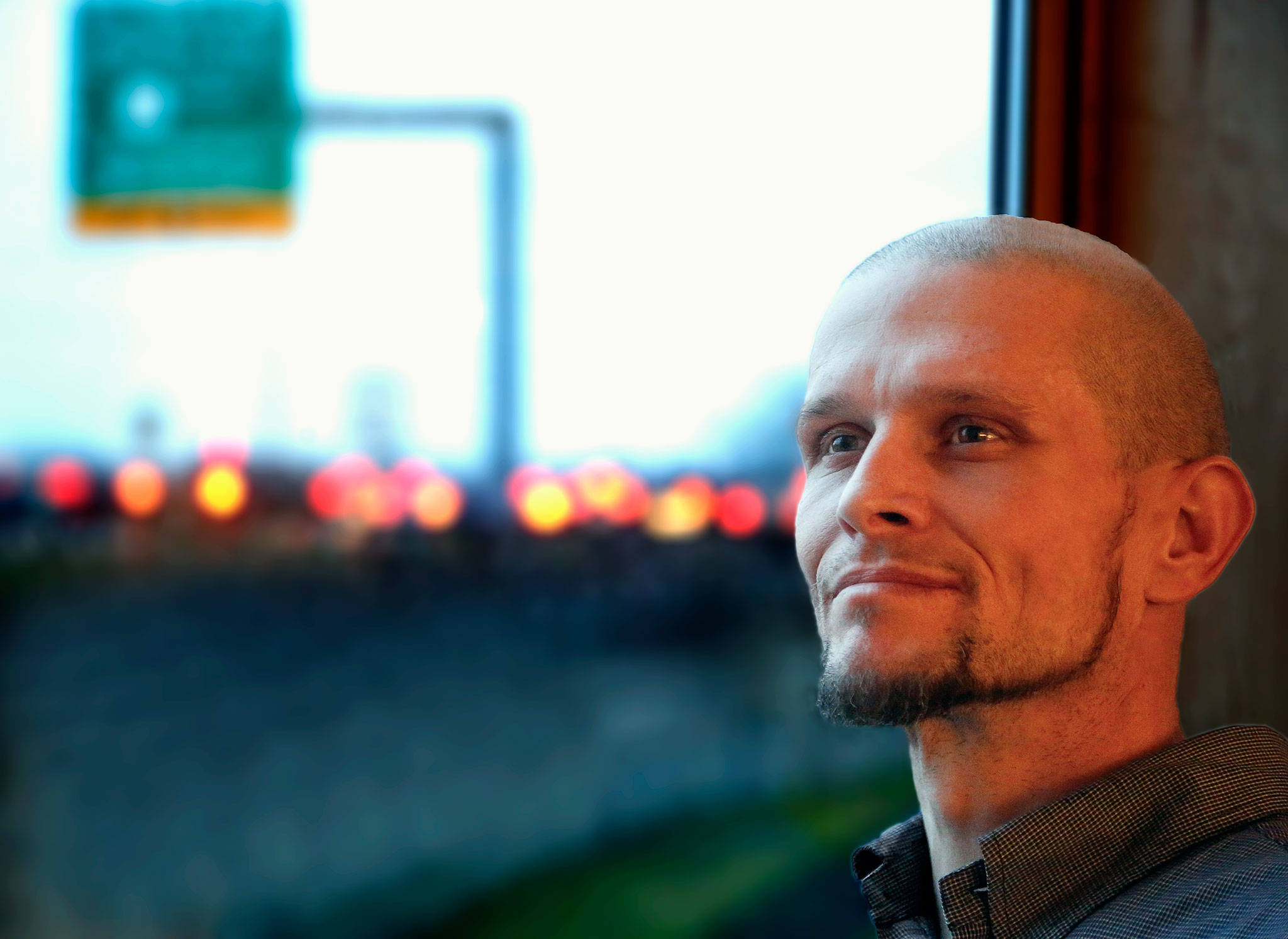Tyler Wheaton, 41, spent about a month in the Everett Gospel Mission’s accute respite care recovery center. Now staying at the mission and part of its Passport program, he hopes to leave behind homelessness and other struggles. (Dan Bates / The Herald)