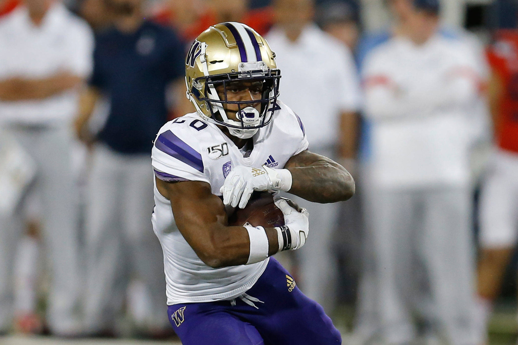 Washington wide receiver Ty Jones appeared in just four games last season due to a wrist/hand injury. (AP Photo/Rick Scuteri)