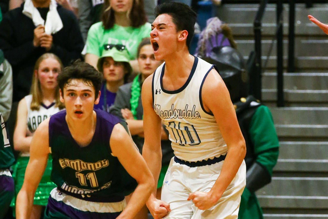 Star senior’s career night leads Meadowdale boys over E-W