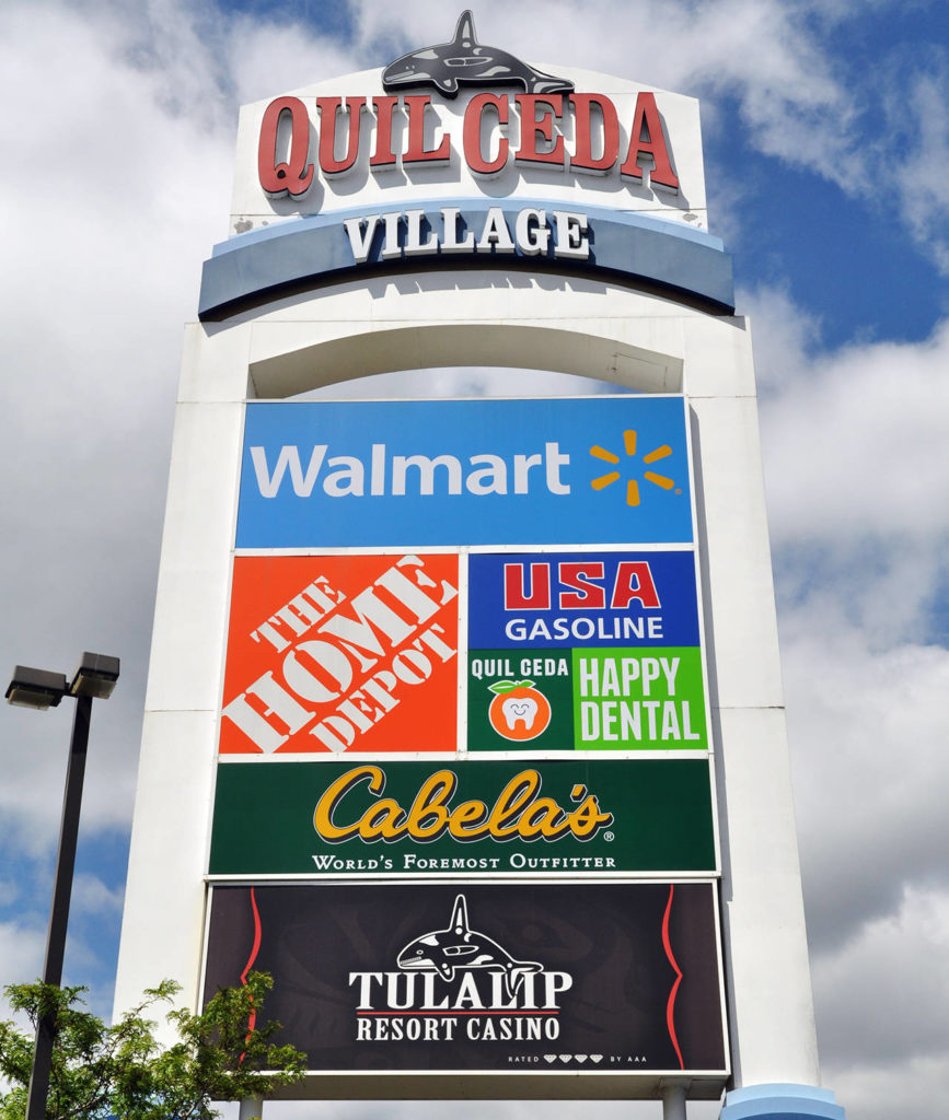 Quil Ceda shopping center on the Tulalip Reservation. (Sue Misao / Herald file)
