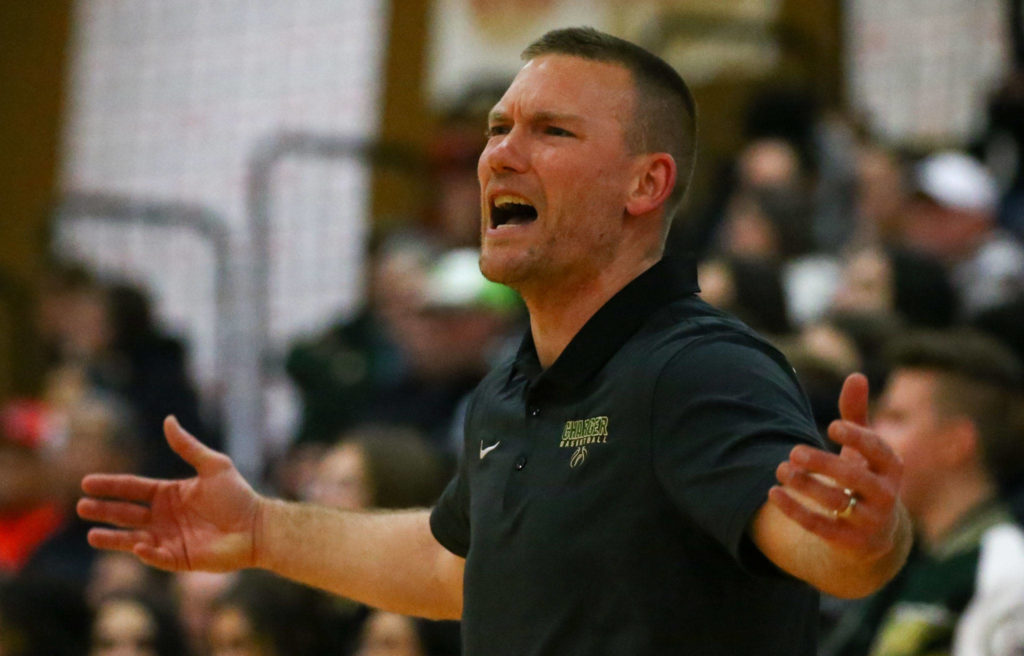 Marysville Pilchuck beat visiting Marysville Getchell, 61-57, on Friday evening at Marysville Pilchuck High School. (Kevin Clark / The Herald)
