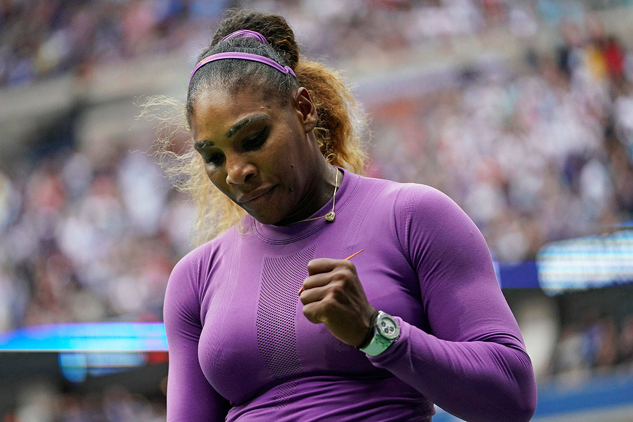 Serena Williams and the rest of the U.S. women’s tennis team are aiming to beat Latvia when the nations square off in a Fed Cup tie this weekend at Angel of the Winds Arena. (AP Photo/Eduardo Munoz Alvarez)