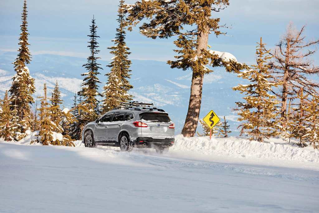 The 2020 Subaru Ascent midsize SUV is powered by a 260-horsepower turbocharged four-cylinder engine. (Manufacturer photo)
