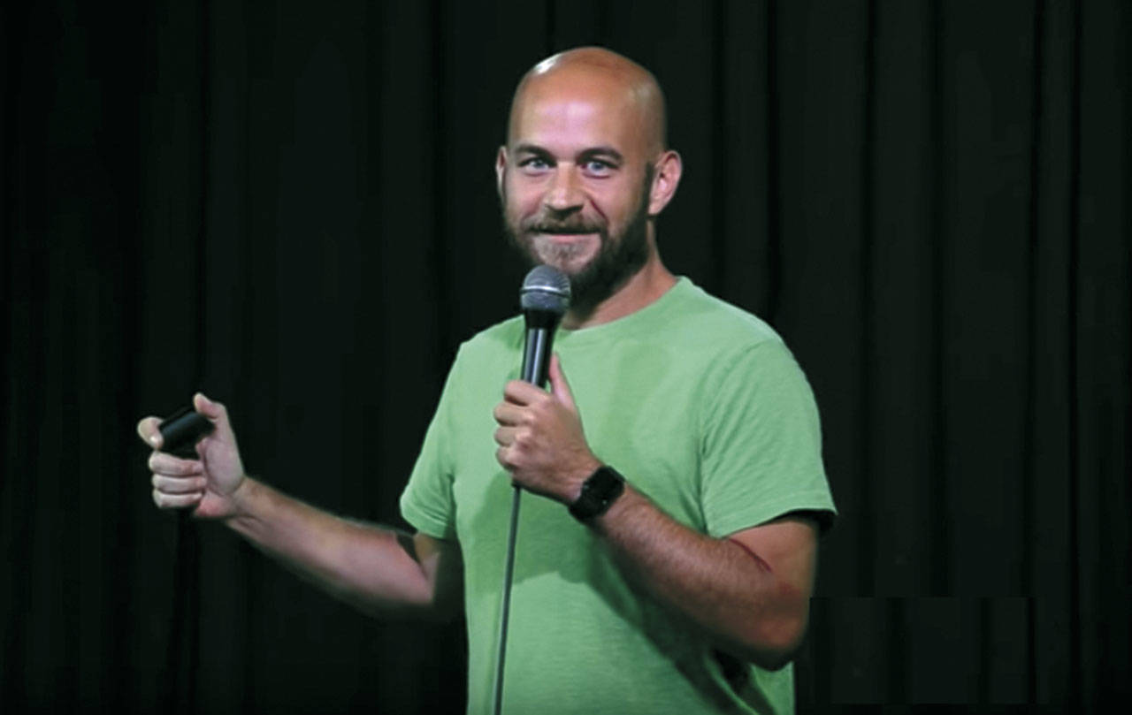 Comedian Mike Baldwin headlines a special Valentine’s Day comedy show at the Historic Everett Theatre on Feb. 14. (YouTube)