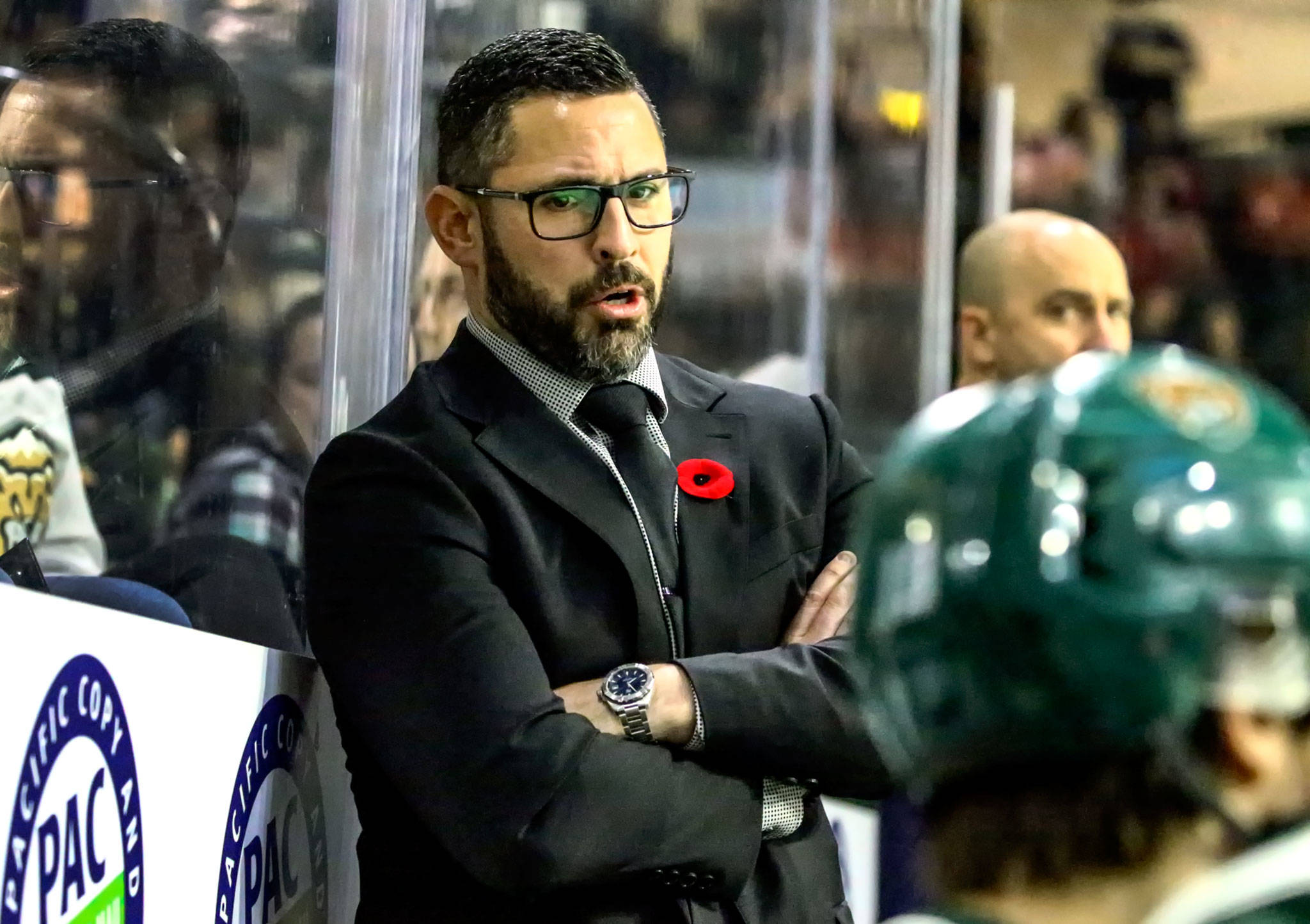 The Silvertips announced a two-year contract extension for head coach Dennis Williams on Wednesday. (Kevin Clark / The Herald)