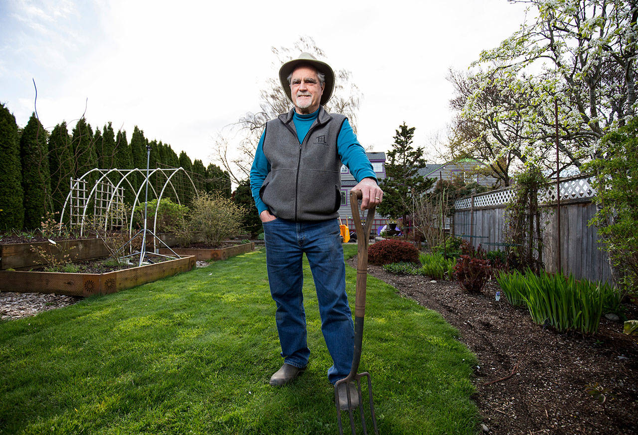 “”People are starved for color other than gray,” says Marysville nursery owner Steve Smith. (Andy Bronson / The Herald)