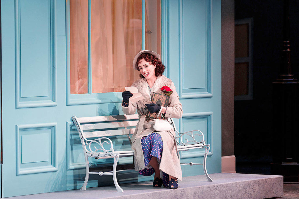 Allison Standley stars as Amalia Balash in Village Theatre’s “She Loves Me” production. (Mark Kitaoka / Village Theatre)
