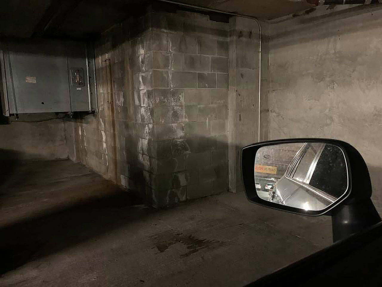 Diane Gorman was tested for COVID-19 in this University of Washington parking garage. (Diane Gorman)