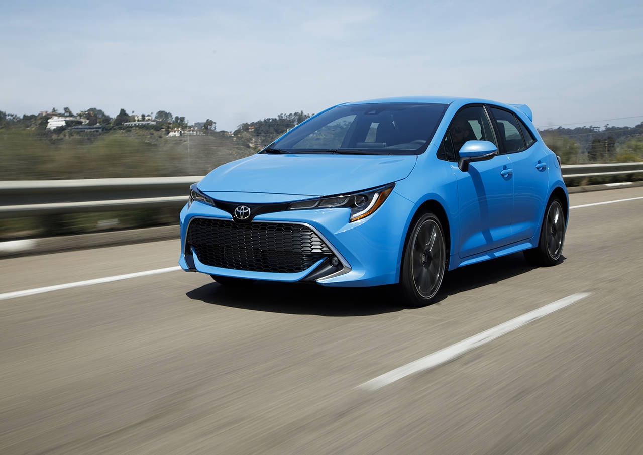 The 2020 Toyota Corolla Hatchback is sporty, fuel efficient, and fun to drive. (Manufacturer photo)