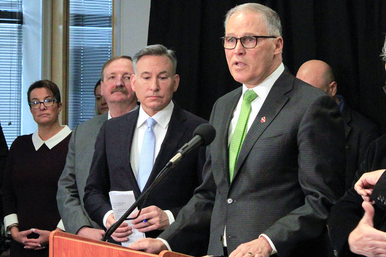 Inslee bans events of 250 or more, to stifle coronavirus
