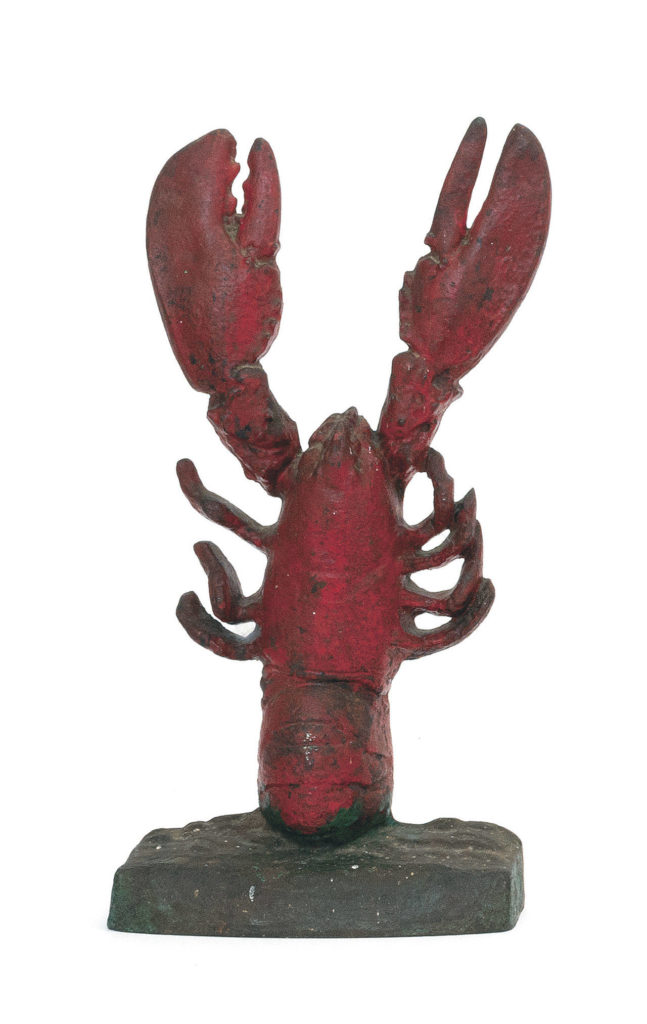 Antique lobster doorstop from early 20th century sells for $1,800 ...