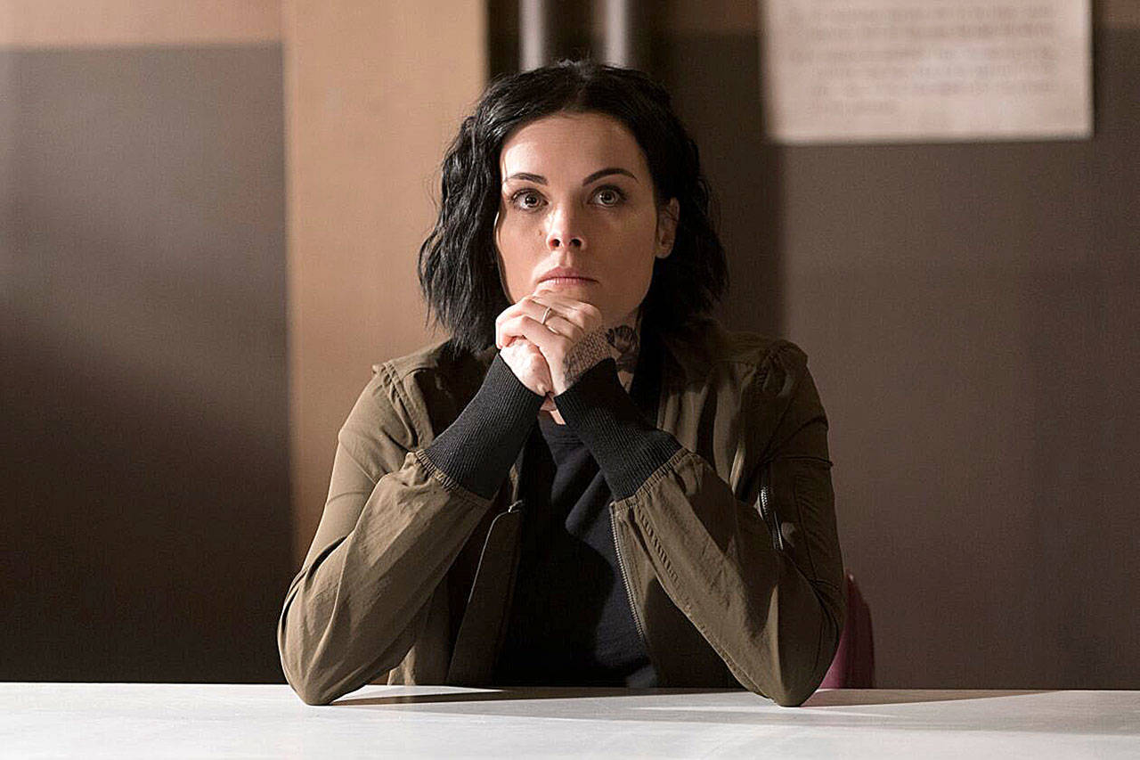 Jaimie Alexander as Jane Doe in “Blindspot.” The show will be back for a fifth season. (NBC/Warner Brothers)