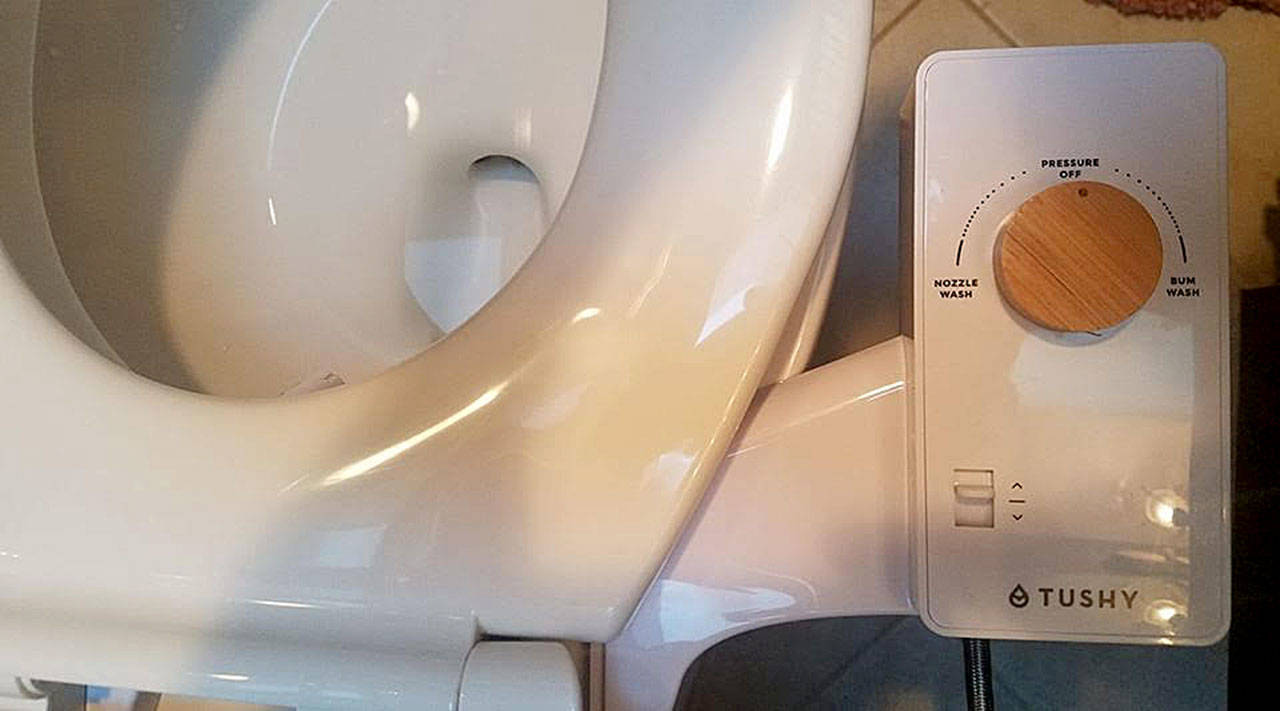 Toilet paper shortages prompted this family to embrace the squeaky clean feeling of an inexpensive bidet. (Jennifer Bardsley)