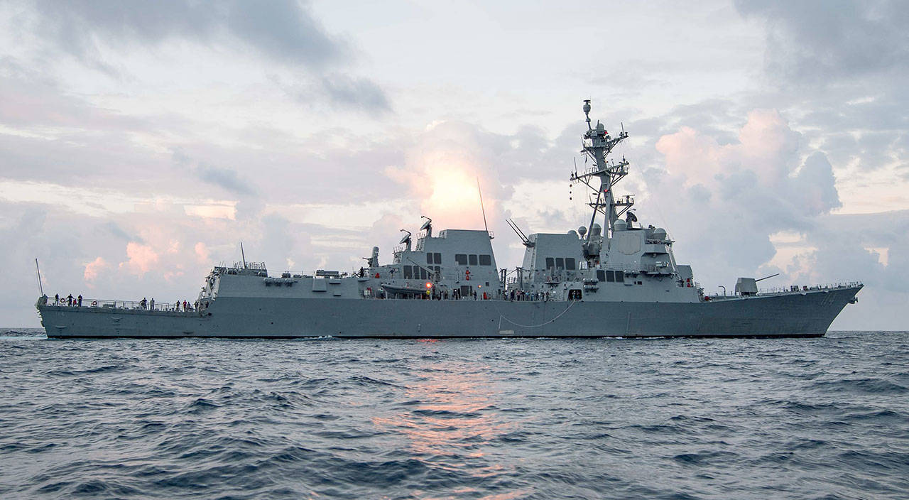 The USS Ralph Johnson. (Ingalls Shipbuilding)