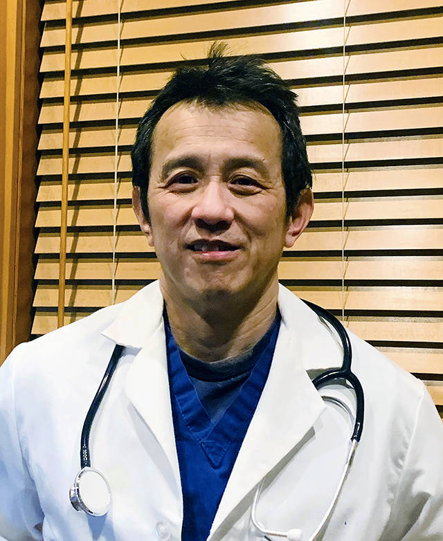 Dr. Ming Lin is an emergency room doctor at PeaceHealth St. Joseph Medical Center in Bellingham. (Dr. Ming Lin via AP)
