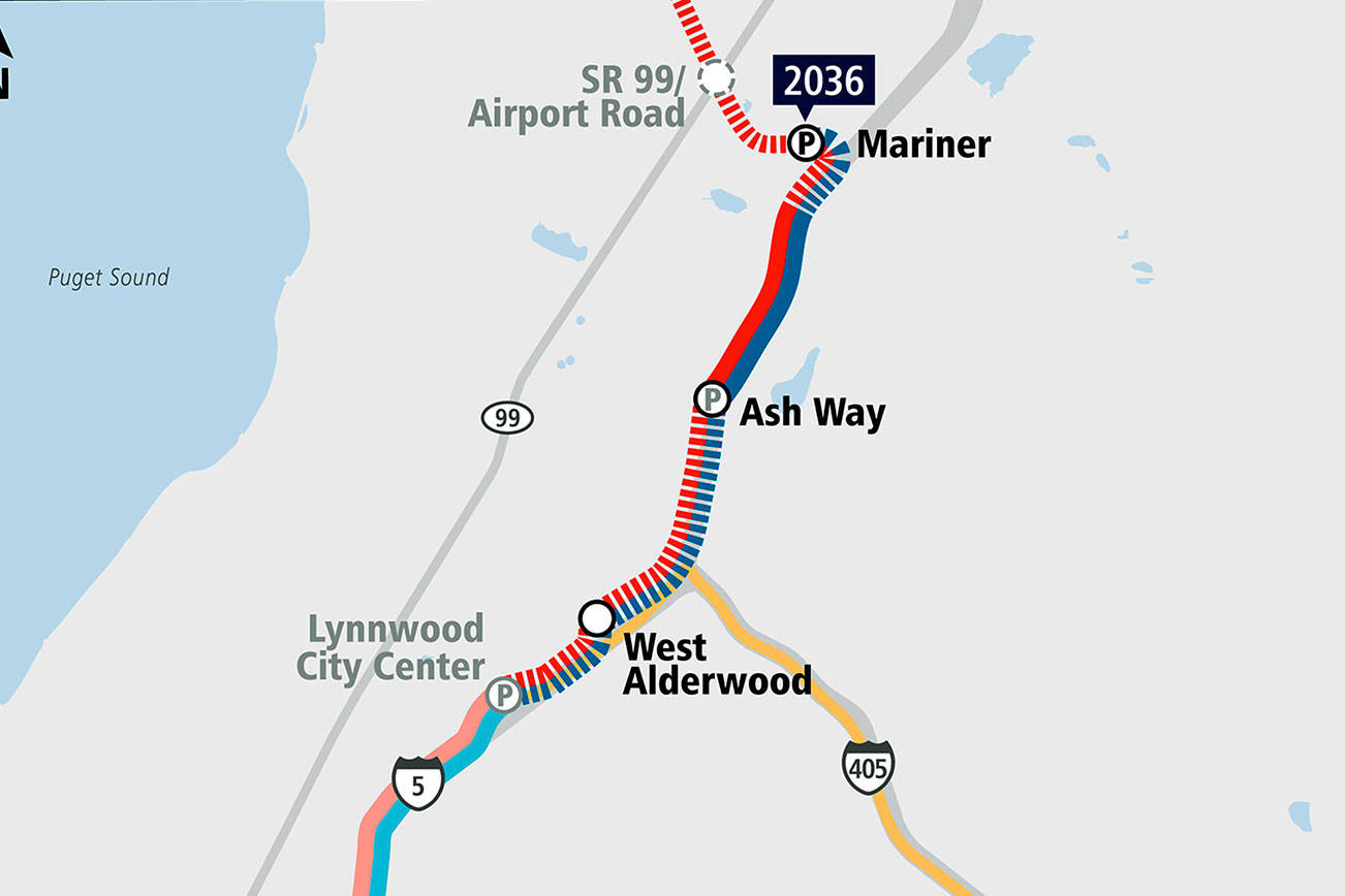 Snohomish County picks favored light rail station locations