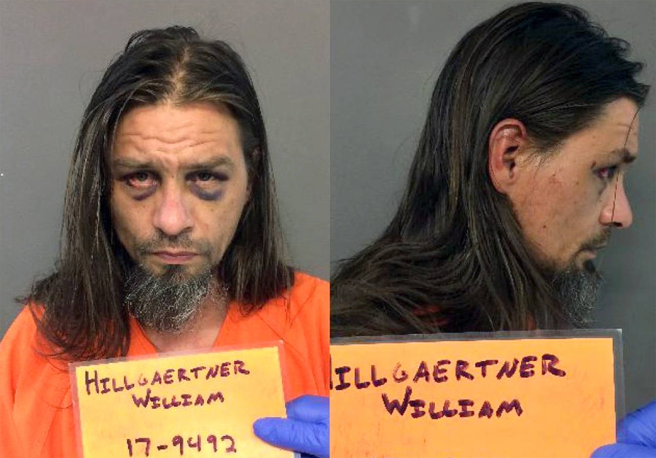William Hillgaertners Snohomish County Jail booking photos.