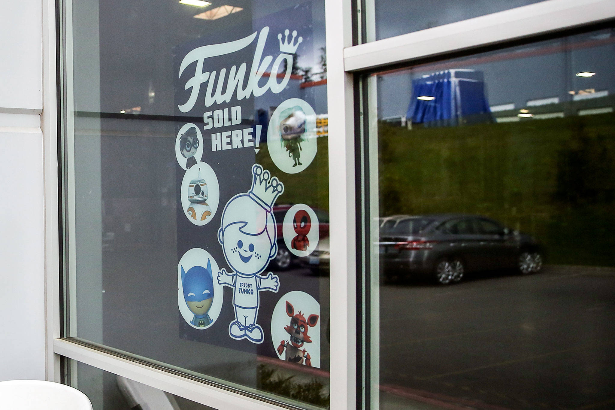 The Funko warehouse in Everett on Thursday. (Kevin Clark / The Herald)