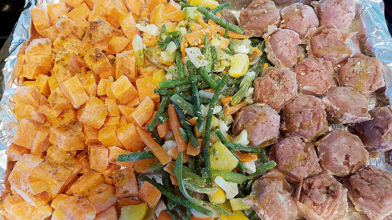 Short on ingredients? No problem! This mix-and-match recipe uses whatever you have on hand to get dinner on the table in 40 minutes. (Jennifer Bardsley)