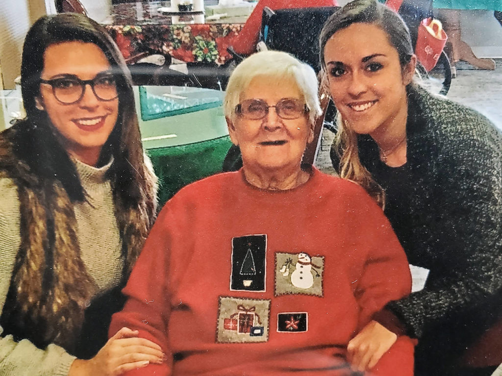 Eloise Kagarice with her granddaughters Danielle and Devan. (Family photo)

