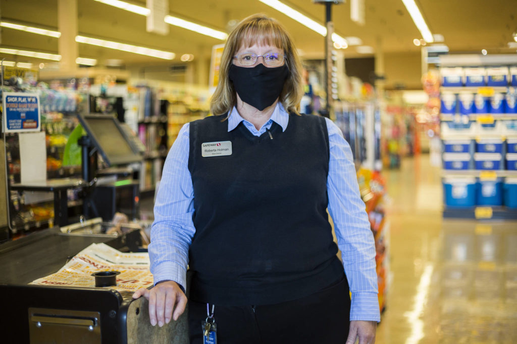Silver Lake Safeway store manager Roberta Holman has been with the company for 39 years. (Olivia Vanni / The Herald)
