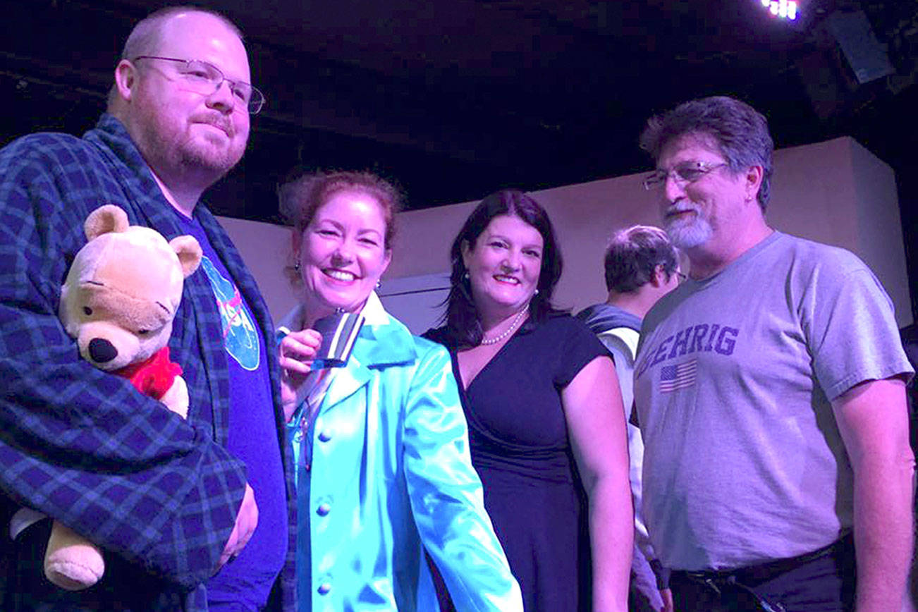 Actors Morgan Peeler, Carissa Meisner Smit and Amy Gentry were randomly assigned to work with director Keith Gehrig at Phoenix Theatre’s 24 Hour Theatre Festival in 2017. (Phoenix Theatre)