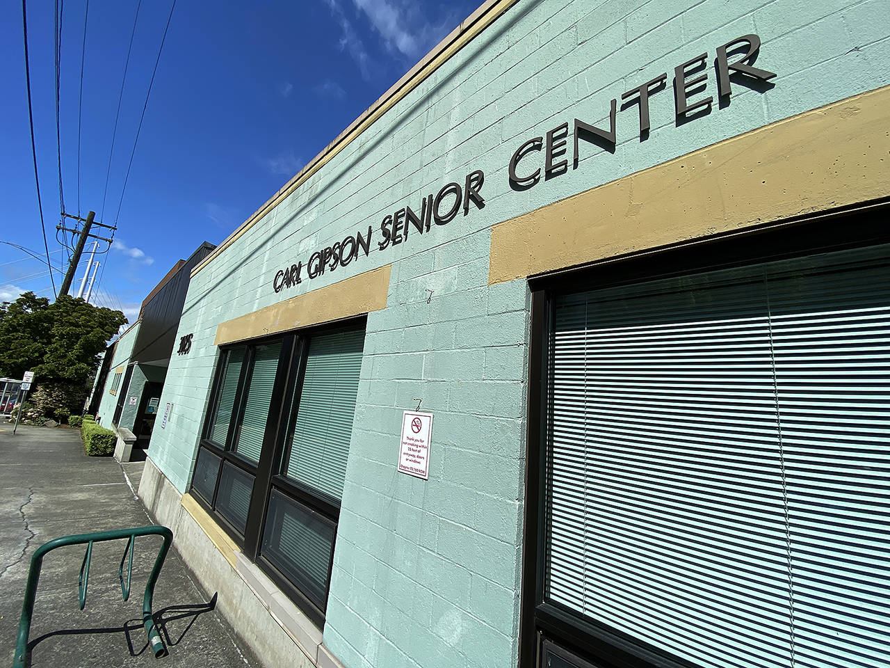 The Carl Gipson Senior Center has been shuttered through the year. (Sue Misao / The Herald)