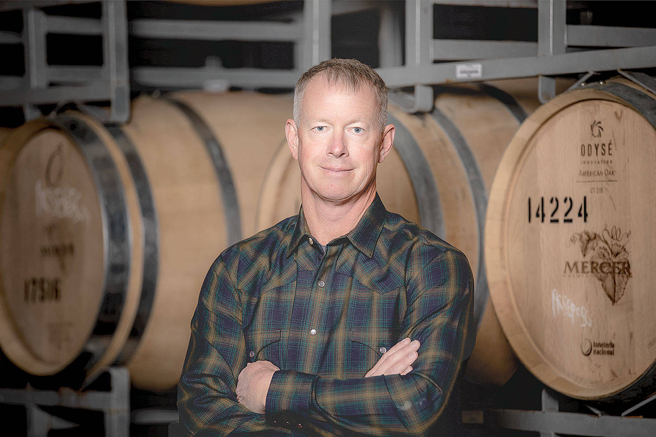 Rob Mercer of Mercer Estates Winery has been recognized as the 2020 Honorary Grower for the Auction of Washington Wines. (Auction of Washington Wines)