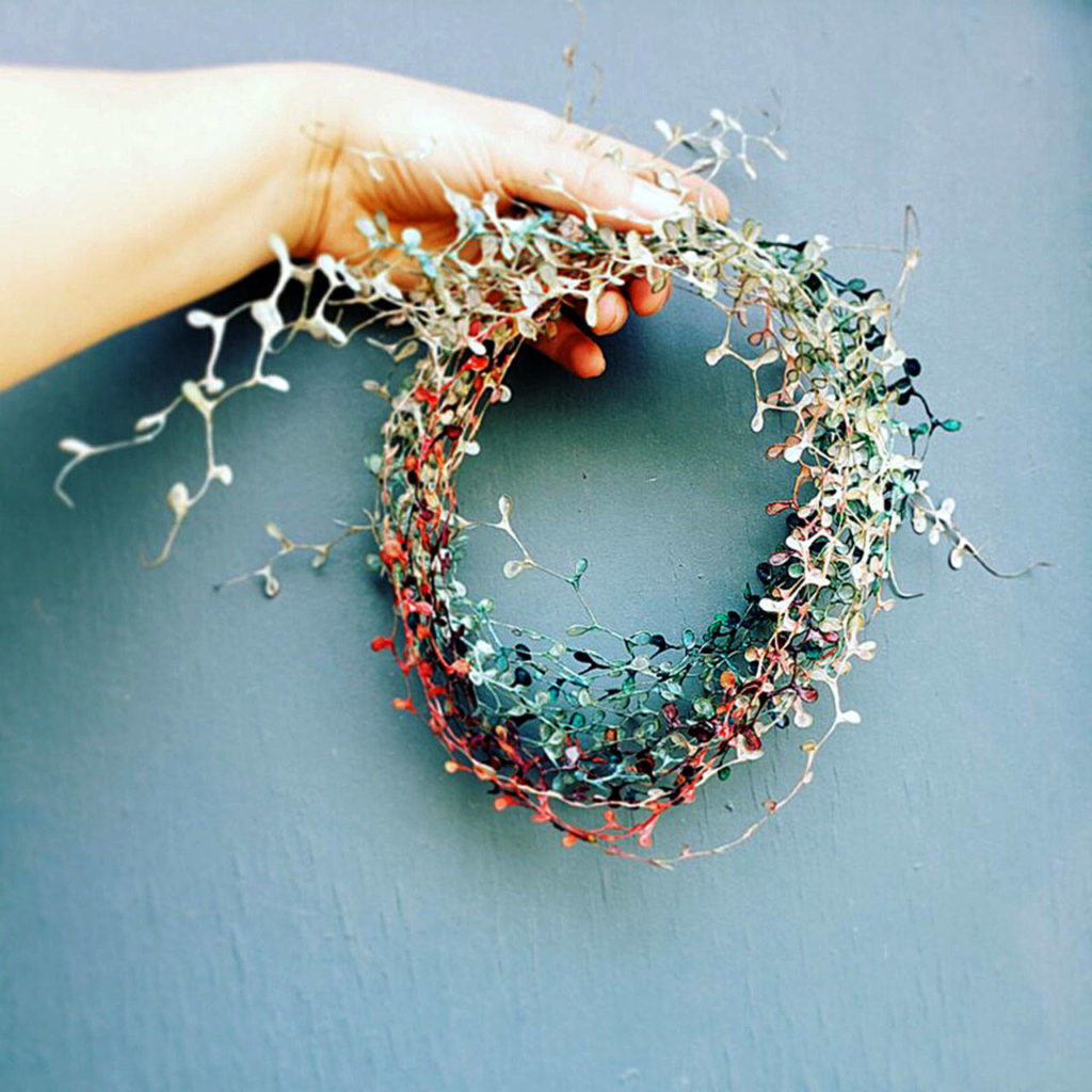 The Everett artist makes necklaces, earrings, bracelets, rings, hairpins and crowns. (VERSO)
