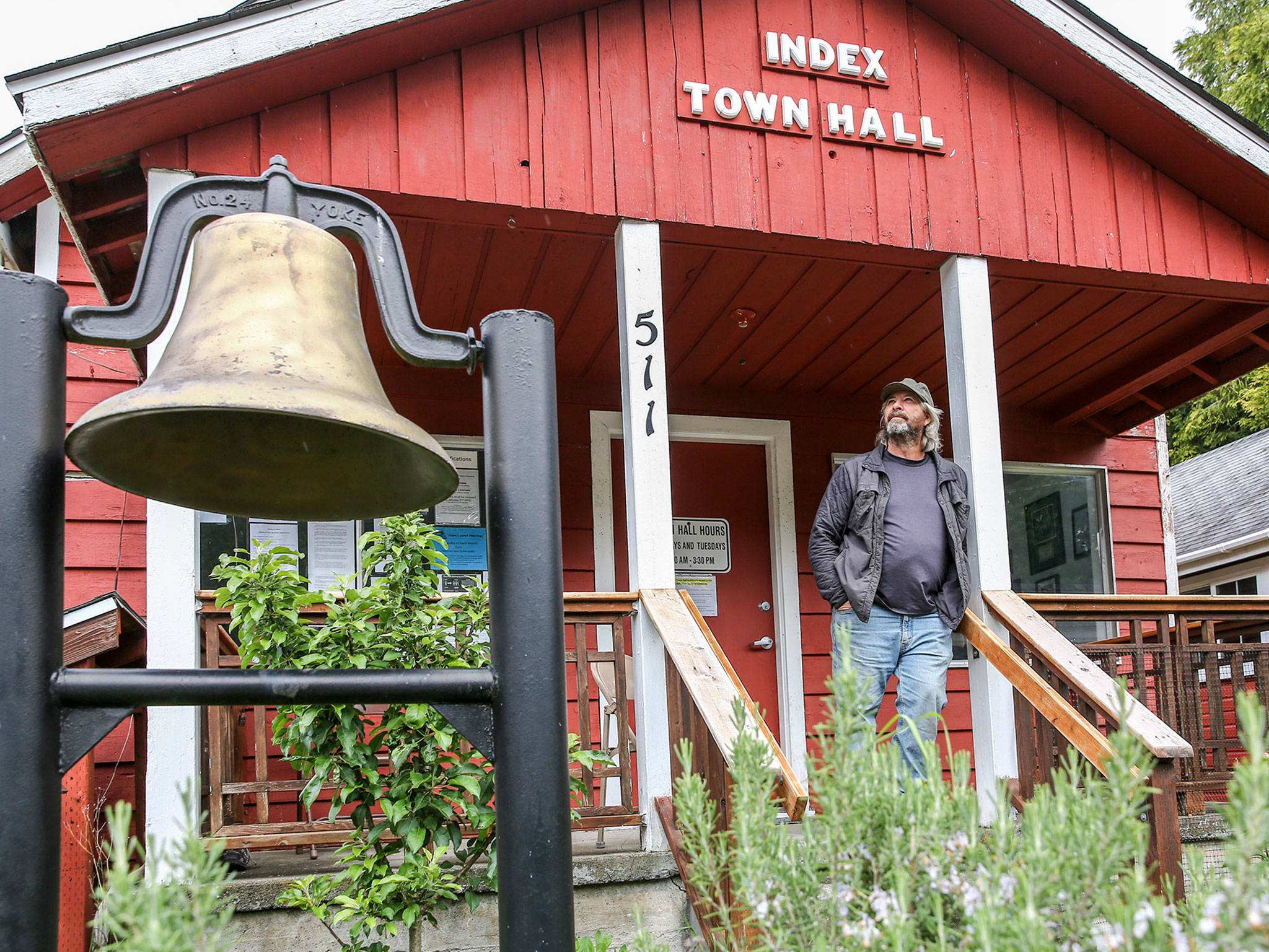 Norm Johnson, mayor of Index. (Kevin Clark / The Herald)