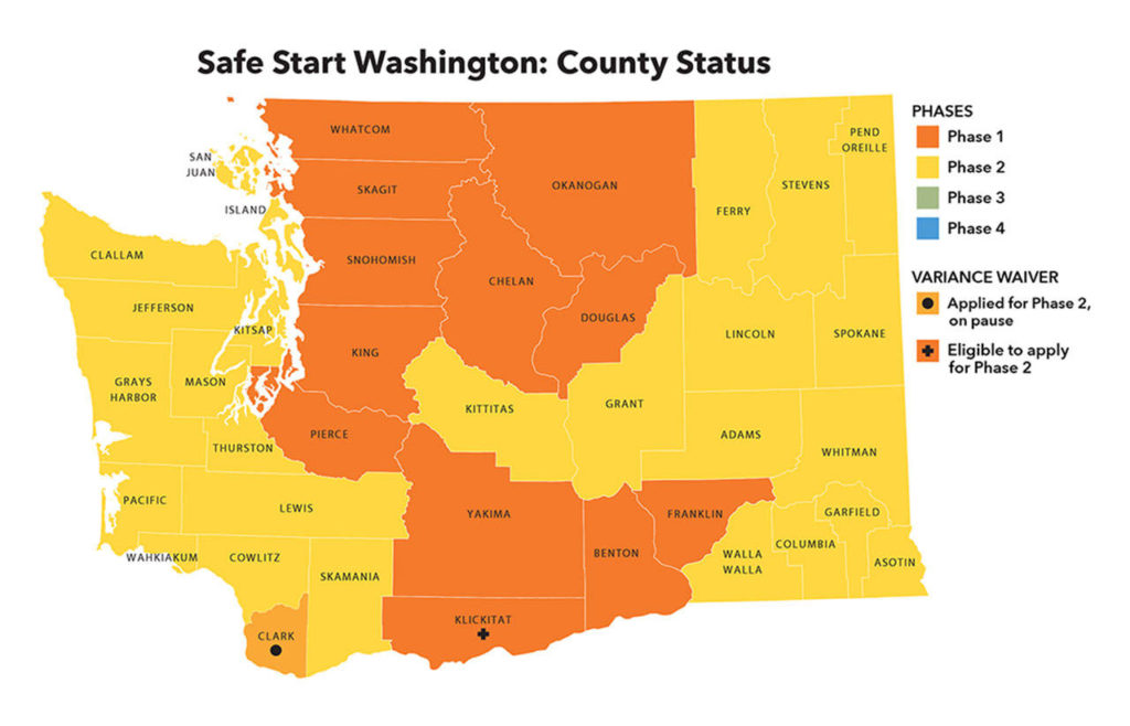 County status as of May 28. (Washington State Department of Health)
