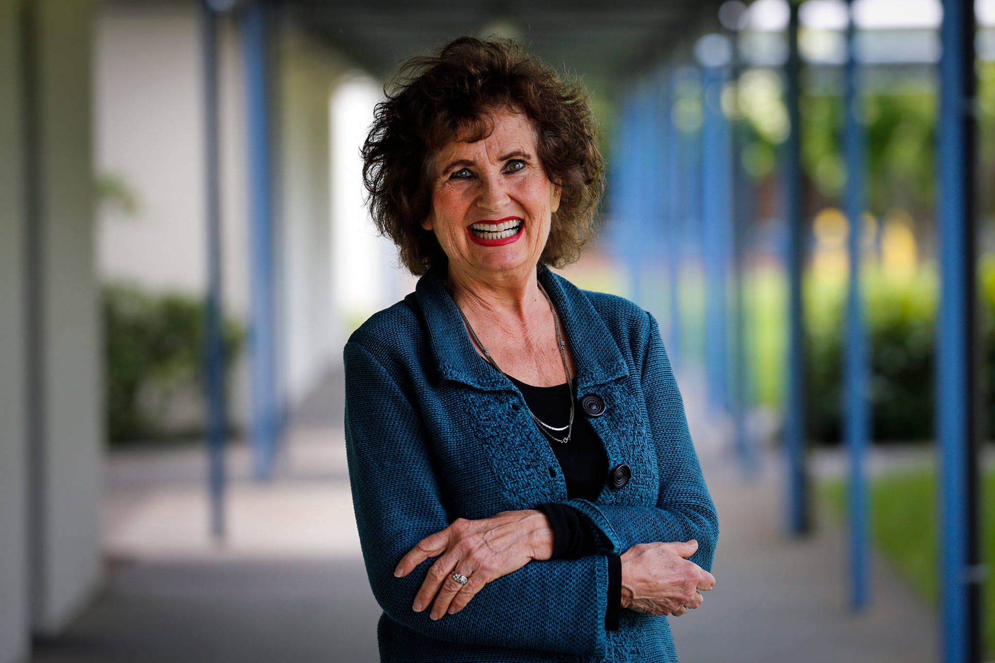 Pamela Bader is retiring after 54 years at the same school, Beverly Elementary in Lynnwood. (Kevin Clark / The Herald)