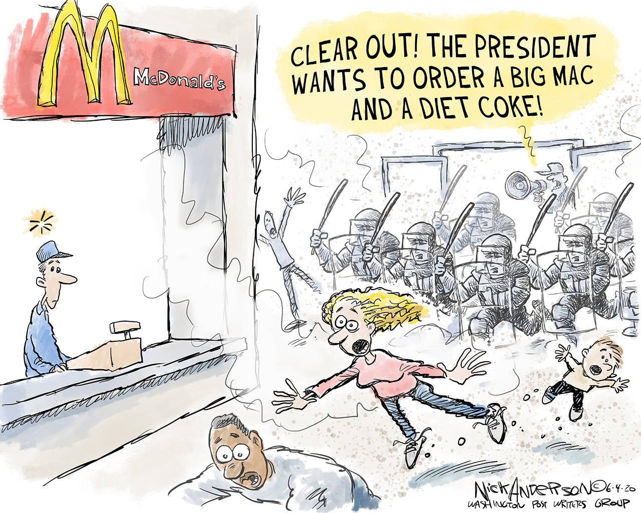 Editorial cartoons for Friday, June 5