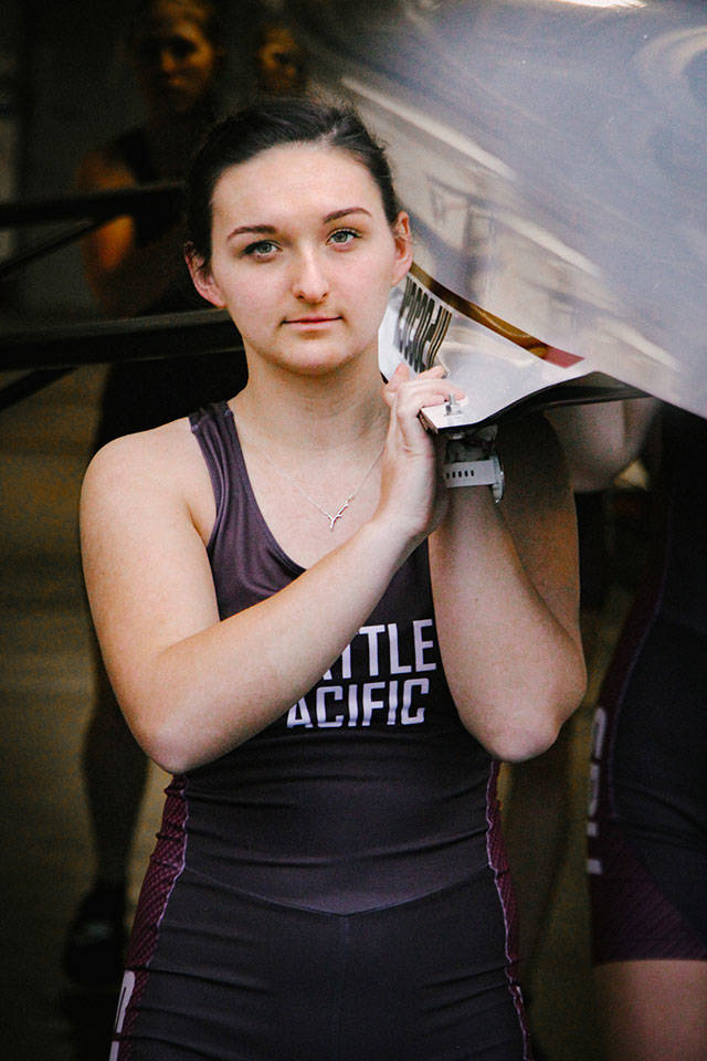 Seattle Pacific University rower Kaitlin Dickinson, a Monroe High School alum, was named the winner of the school’s John Glancy Award this past week. (SPU Photo)
