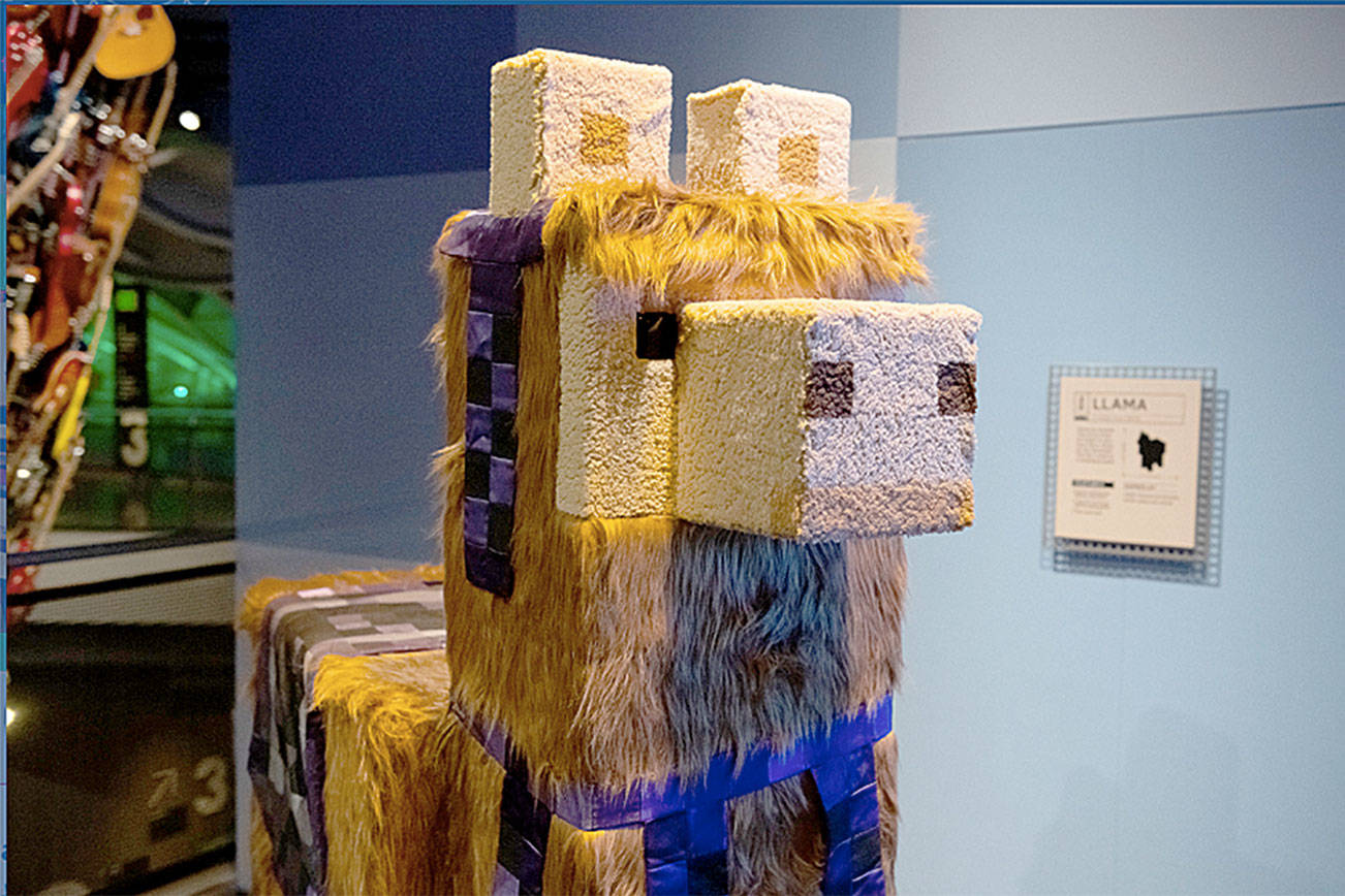 The newest exhibit at the Museum of Pop Culture is ���Minecraft: The Exhibition,��� open through Sept. 7. (MoPop)