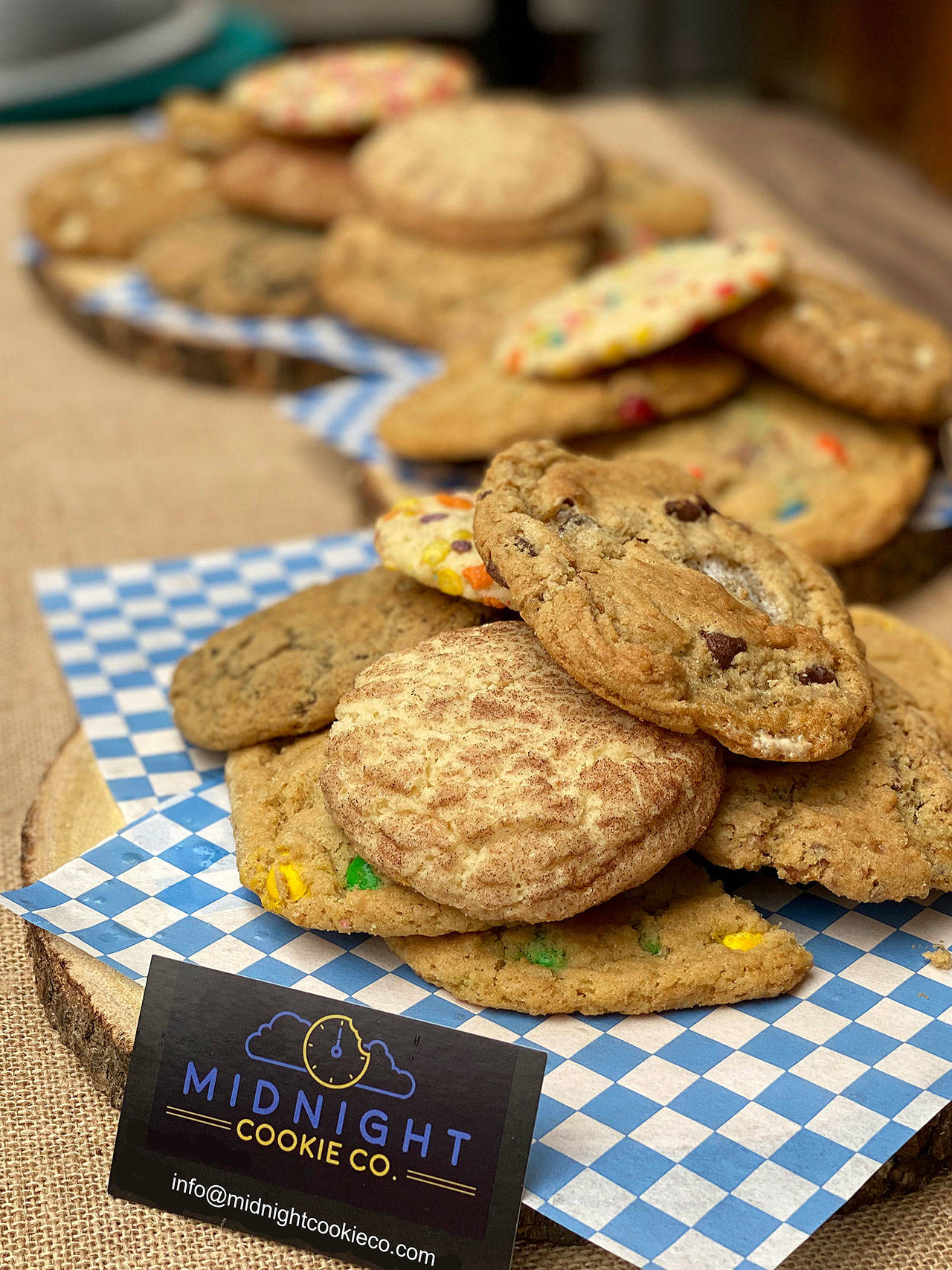 Midnight Cookie Co. specializes in late-night craving satisfaction, courtesy of smartphone apps. It opened locations in Edmonds/Shoreline and Everett in 2018. (Midnight Cookie)