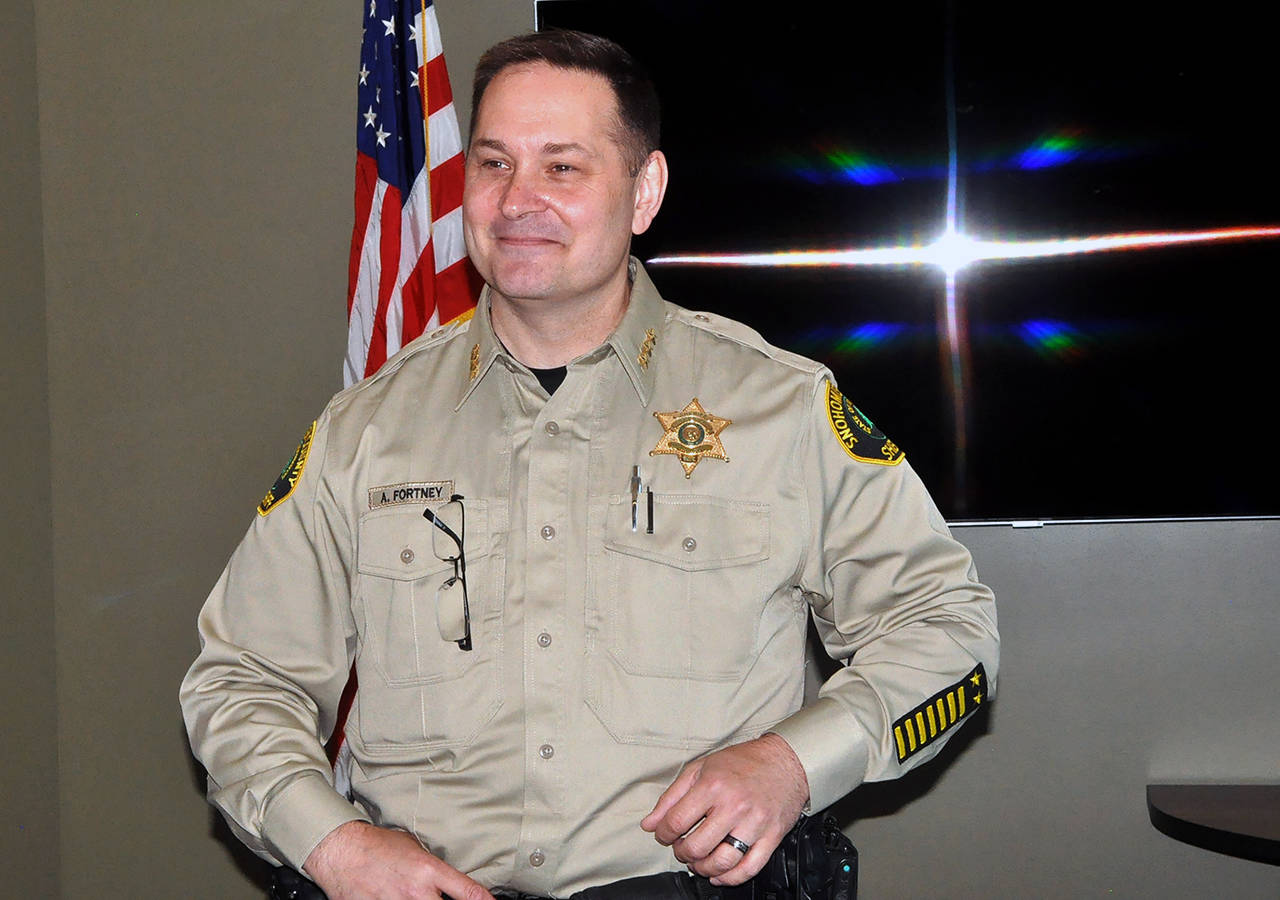 Snohomish County Sheriff Adam Fortney. (Sue Misao / The Herald)