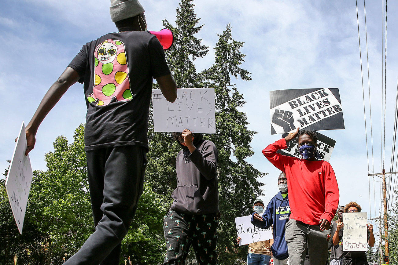 Students lead Juneteenth march, seek change at their schools